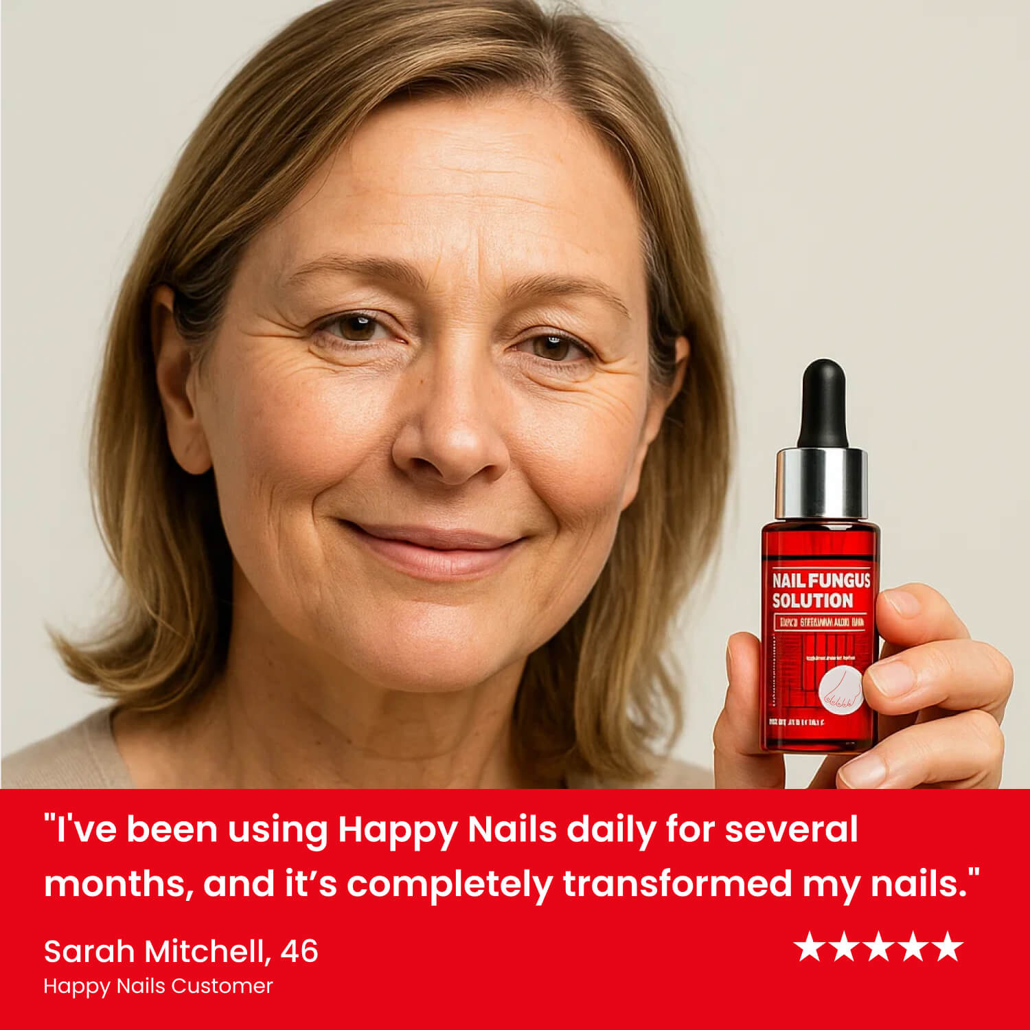 1x Happy Nails Fungal Nail Treatment Toenail Fungus Removal